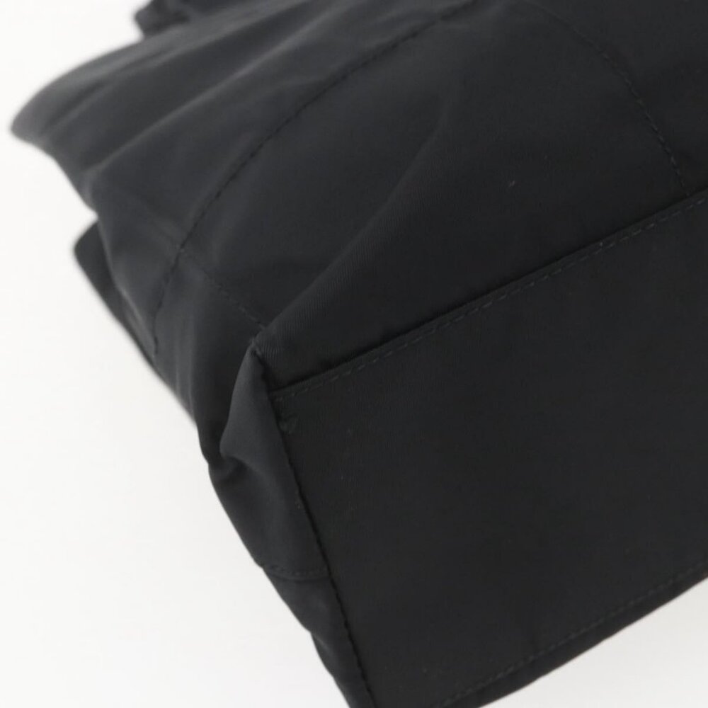 Authentic PRADA Shoulder Bag Nylon Black Silver - Picture 8 of 16